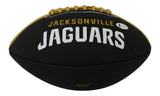 Fred Taylor Autographed Jacksonville Jaguars Black Logo Football BAS 31371