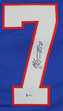 A. J. Epenesa Signed Buffalo Bills Jersey (Beckett COA) 2020 2nd Round Draft Pck
