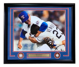 Nolan Ryan Signed Framed 16x20 Texas Rangers Ventura Fight Photo PSA/DNA
