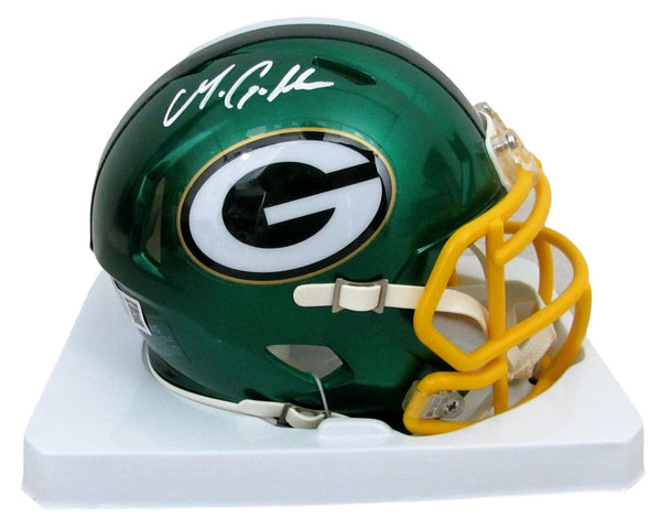 Matthew Golden Signed/Autographed Mini Football Helmet Packers Beckett 200046