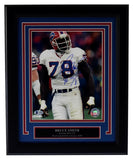 Bruce Smith HOF Buffalo Bills Signed 8x10 Photo Framed Beckett/BAS 211412