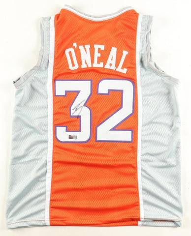 Shaquille O'Neal Signed Phoenix Suns Jersey (Players Ink QR Code) 4xNBA Champ