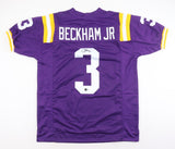 Odell Beckham Jr. Signed LSU Tigers Jersey (Beckett) NY Giants, Dolphins, Rams