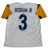 Odell Beckham Jr. of the Los Angeles Rams Autographed Jersey Beckett Witnessed