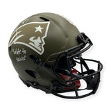 Rob Gronkowski Signed Autographed Authentic STS Pats Helmet w/ Inscription JSA