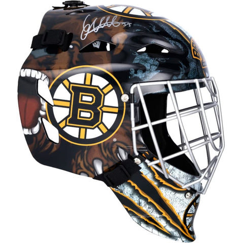 Linus Ullmark Autographed Boston Bruins Full Size Replica Goalie Mask Fanatics