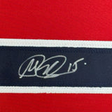 Framed Autographed/Signed Megan Rapinoe 35x39 Red Team USA Jersey JSA COA
