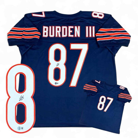 Luther Burden Autographed Jersey - Navy - Beckett Authenticated