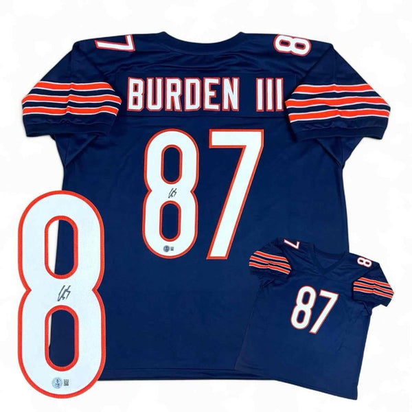 Luther Burden Autographed Jersey - Navy - Beckett Authenticated