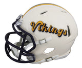 Vikings Randy Moss Authentic Signed Retro Speed Mini Helmet BAS Witnessed