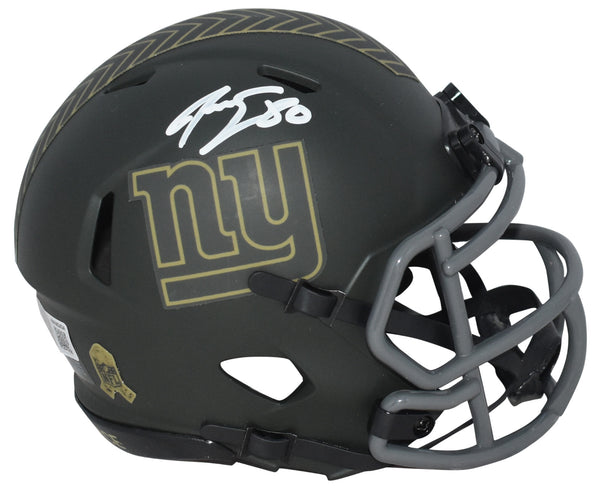 JEREMY SHOCKEY SIGNED NEW YORK GIANTS SALUTE TO SERVICE 4 MINI HELMET BECKETT