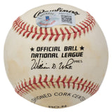 Hank Aaron Milwaukee Braves Signed National League Baseball BAS LOA 471