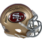 Fred Warner Autographed San Francisco 49ers Speed Mini Helmet Beckett 49556