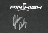 John Daly Authentic Signed Match Worn Black Pin High BCG Polo Shirt BAS #BK84772