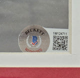 Hoosiers (8) Cast Signed Framed 16x20 Team Huddle Photo BAS