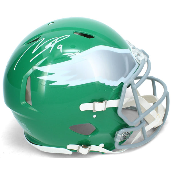Makai Lemon Autographed Eagles Alternate Speed Authentic Helmet Beckett