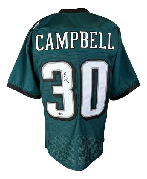 Jihaad Campbell Signed Philadelphia Eagles Jersey (Beckett) 2025 1st Round Pk/LB