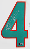 Dolphins Ricky Williams Signed White Nike Limited Framed Jersey BAS Witnessed