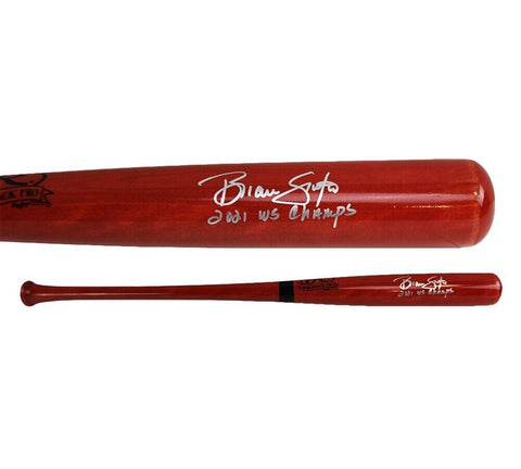 Brian Snitker Signed Atlanta Braves Rawlings Red MLB Bat With WS Champs" Insc