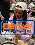 Davante Adams Autographed Las Vegas Raiders F/S Speed Helmet Beckett 36487