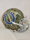 JONATHAN TAYLOR SIGNED INDIANAPOLIS COLTS CAMO SPEED AUTHENTIC HELMET FANATICS