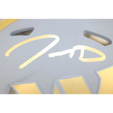 Jayden Daniels Signed Washington Commanders Mini Helmet Slate Fanatics 51026