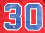 Bernard King Signed Washington Bullets Jersey Inscribed "HOF 13" (Beckett)