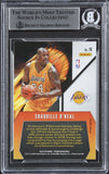 Shaquille O'Neal Signed 2019 Panini Prizm Fearless Fast Break #19 Card BAS Slab