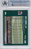 Ray Lewis Autographed/Signed 2007 Topps #268 Trading Card Beckett Slab 39227