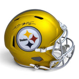Antonio Brown Autographed Signed Steelers Full Size Blaze Helmet - Beckett