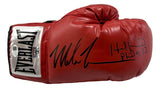 Mike Tyson Evander Holyfield Signed Red Everlast Right Hand Boxing Glove JSA