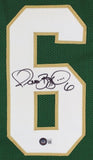 Jerome Bettis Signed Notre Dame Fighting Irish Kelly-Green Jersey (Beckett)