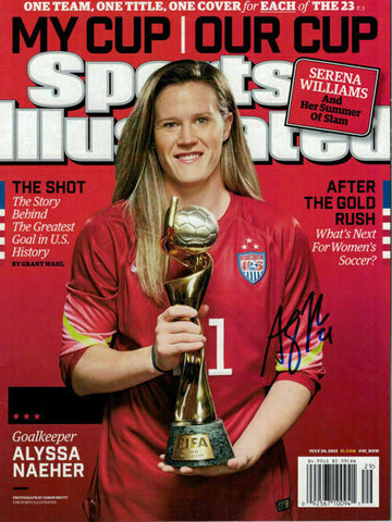 Alyssa Naeher Autographed USA Soccer 2015 Sports Illustrated World Cup 15525