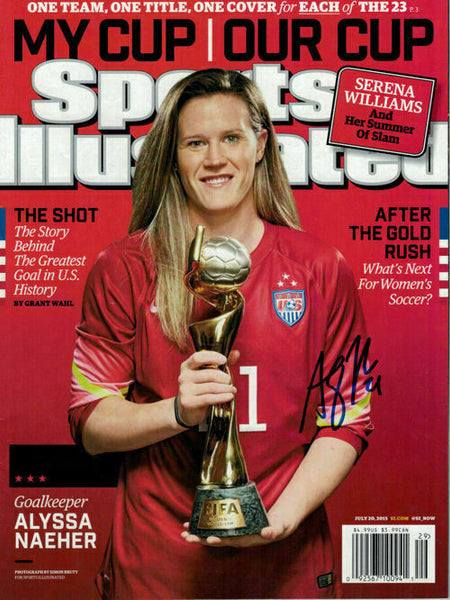 Alyssa Naeher Autographed USA Soccer 2015 Sports Illustrated World Cup 15525