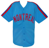 Jeff Reardon Signed Blue T/B Custom Baseball Jersey w/4x All Star (SCHWARTZ COA)