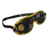 Ron Turcotte, Steve Cauthen & Jean Cruguet Signed Triple Crown Yellow Goggles