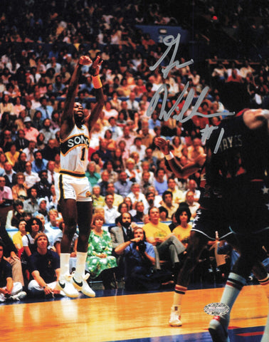 Gus Williams Autographed Signed 8x10 Photo Seattle Supersonics MCS Holo #87351