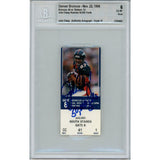 John Elway Autographed Denver Broncos 11/22/98 Ticket Stub 50000 Yds BAS 48154