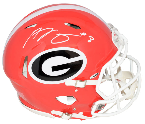 AJ GREEN AUTOGRAPHED GEORGIA BULLDOGS AUTHENTIC SPEED HELMET BECKETT