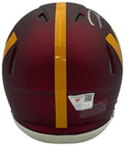 Jayden Daniels Autographed Washington Commanders Football Mini Helmet Fanatics