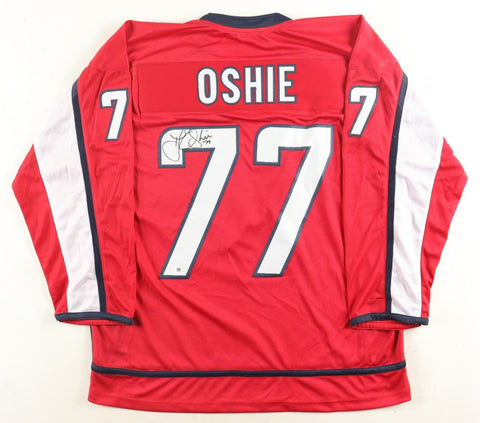 T. J. Oshie Signed Washington Capitals Jersey (JSA) 2018 Stanley Cup Champs