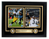Jerome Bettis Steelers HOF Autographed 8x10 Photo Collage Framed JSA 199970