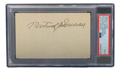 Patsy Donovan Pittsburgh Pirates Signed Slabbed 3x5 Index Card PSA/DNA EX 5