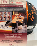 Randy Gradishar Autographed/Inscribed ROF '89 Broncos Alt Eclipse Mini JSA COA