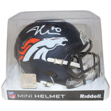 Jonathon Cooper Autographed Denver Broncos Mini Helmet Beckett Witness 52899