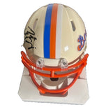 Peyton Manning Autographed Denver Broncos Retro Mini Helmet -- Fanatics COA