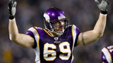 Jared Allen Signed Minnesota Vikings Flash Alternate Speed Mini Helmet (Beckett)