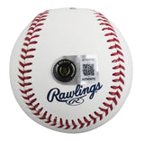 Guardians Tom Hamilton "HOF 25" Signed HOF Logo Oml Baseball BAS #BY103715