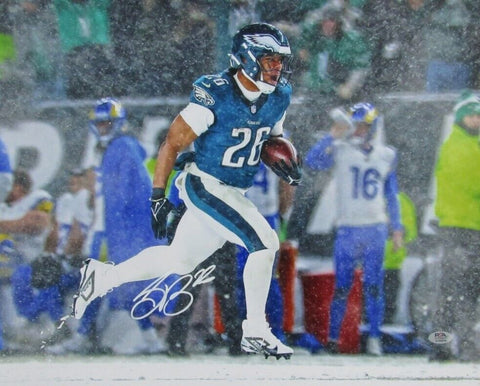 Saquon Barkley Signed/Autographed 16x20 Photo Philadelphia Eagles PSA/DNA 192780