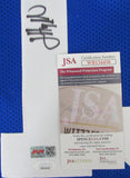 Jalin Hyatt Signed/Autographed Blue New York Giants Football Jersey JSA 208134